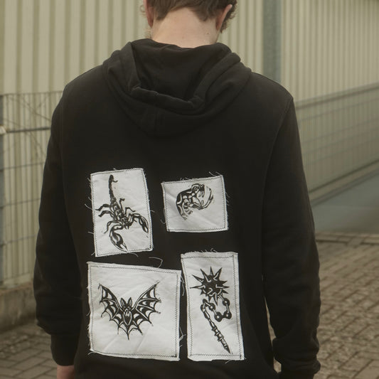 Basic Hoodie with Patches
